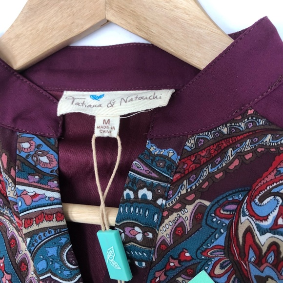 NWT - Tatiana and Natuchi paisley dress. Size M. - Picture 7 of 10